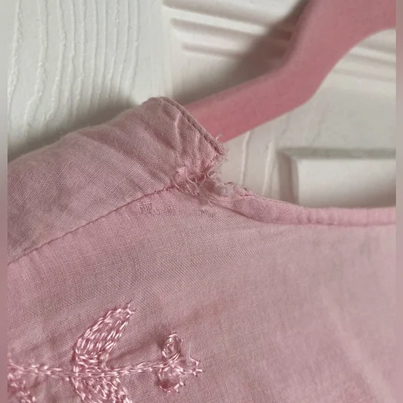 Pink peasant style with sequins and floral designs - Picture 6 of 6